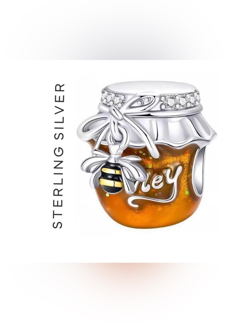 🌟🌟 S925 Sterling Silver Honey Pot Charm